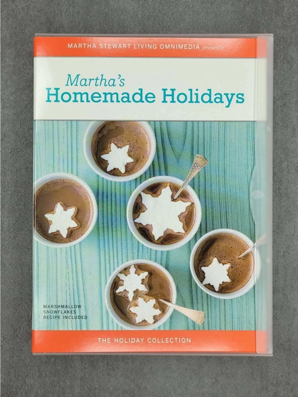 Martha Stewart Homemade Holidays DVD - Turquoise and Coral Cover